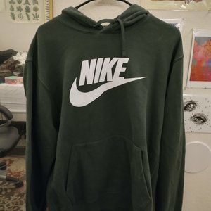 Dark Forest Green Nike Hoodie Sweatshirt